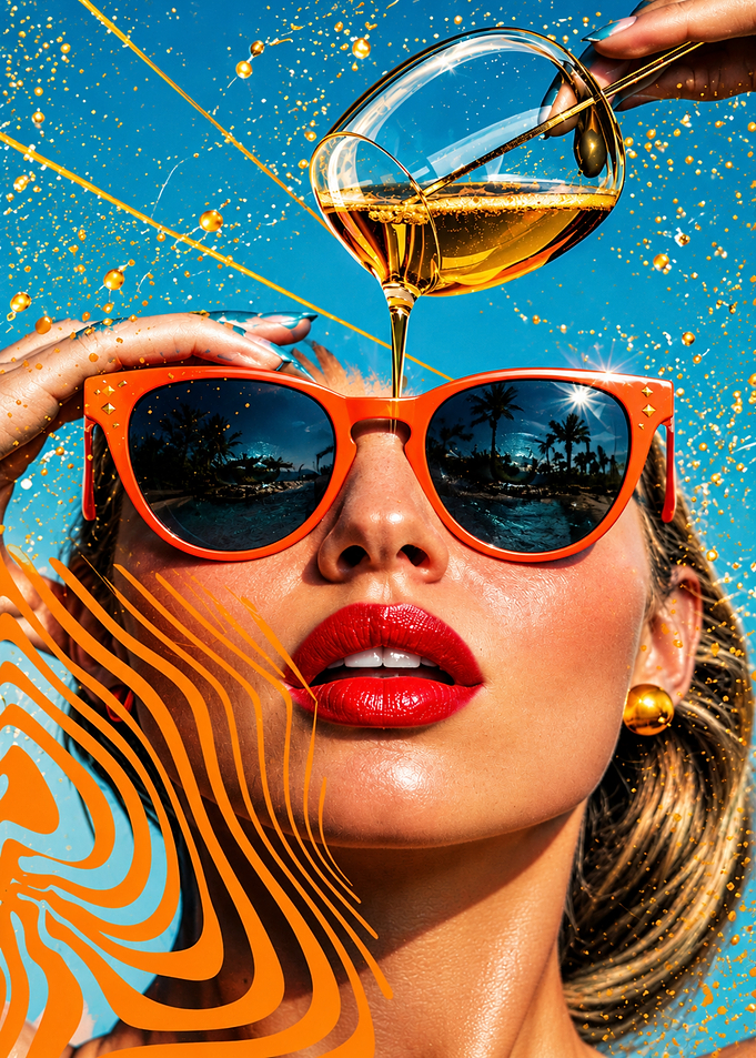 Vibrant Summer Fashion Portrait