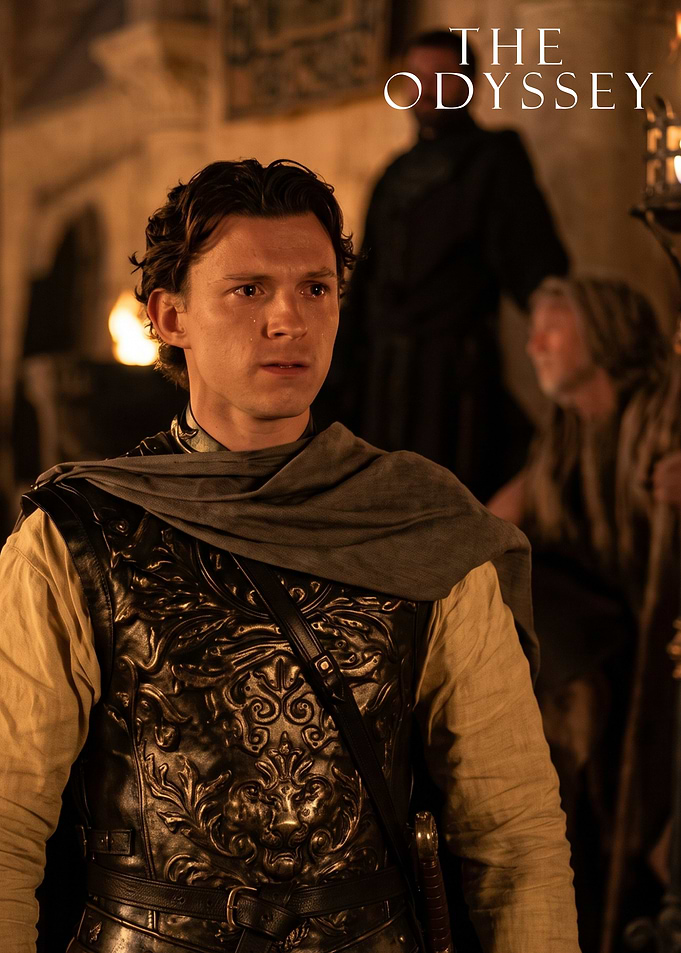 Tom Holland as Odysseus in The Odyssey