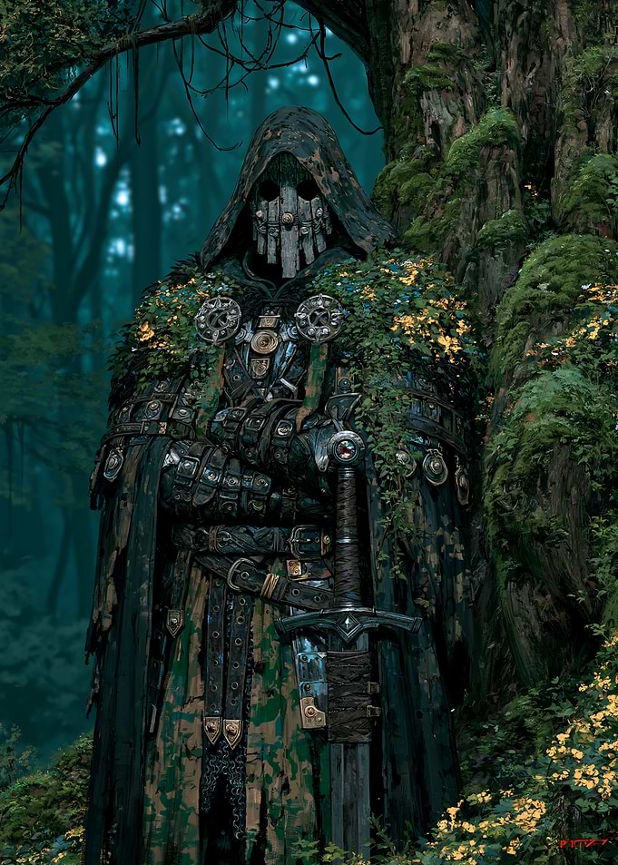 Forest Guardian Knight in Armor