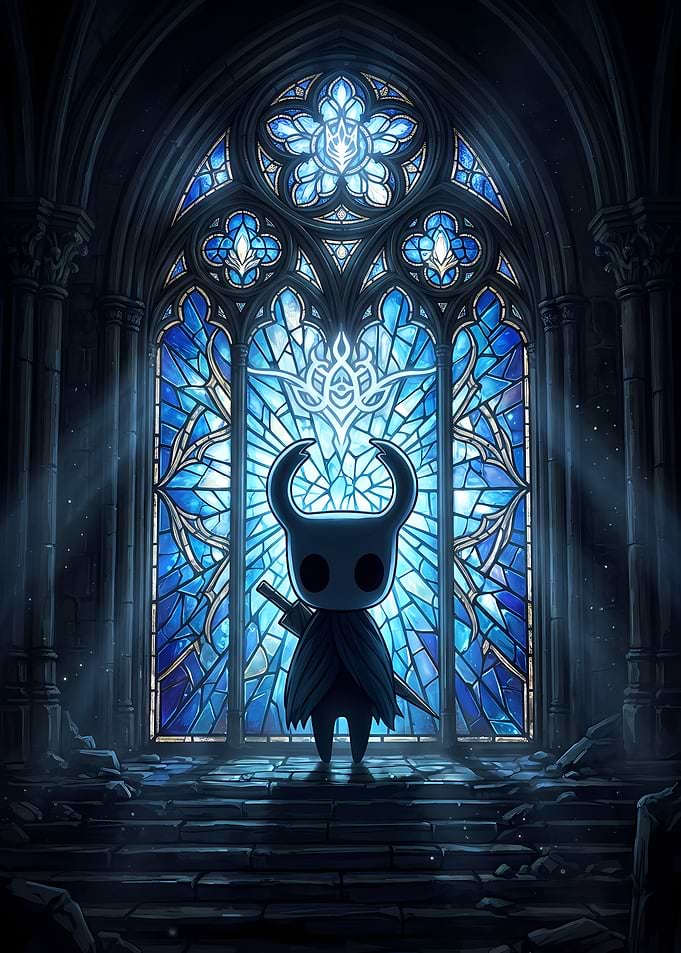 The Knight Before Stained Glass