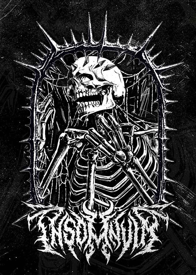 Insomnyun Death Metal Skeleton