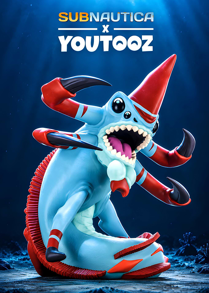 Subnautica Reaper Leviathan Youtooz Figure