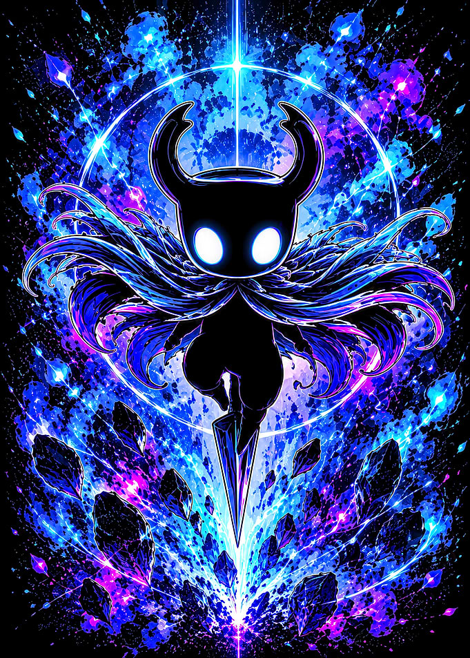 Hollow Knight Radiant Void Illustration