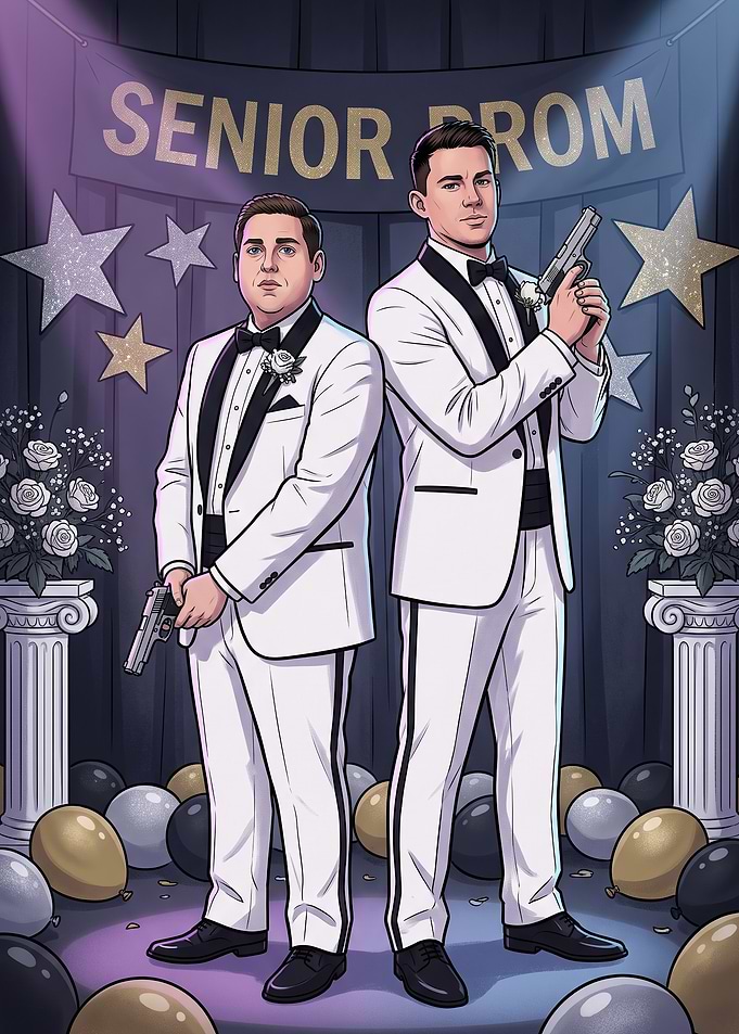 21 Jump Street Senior Prom Illustration