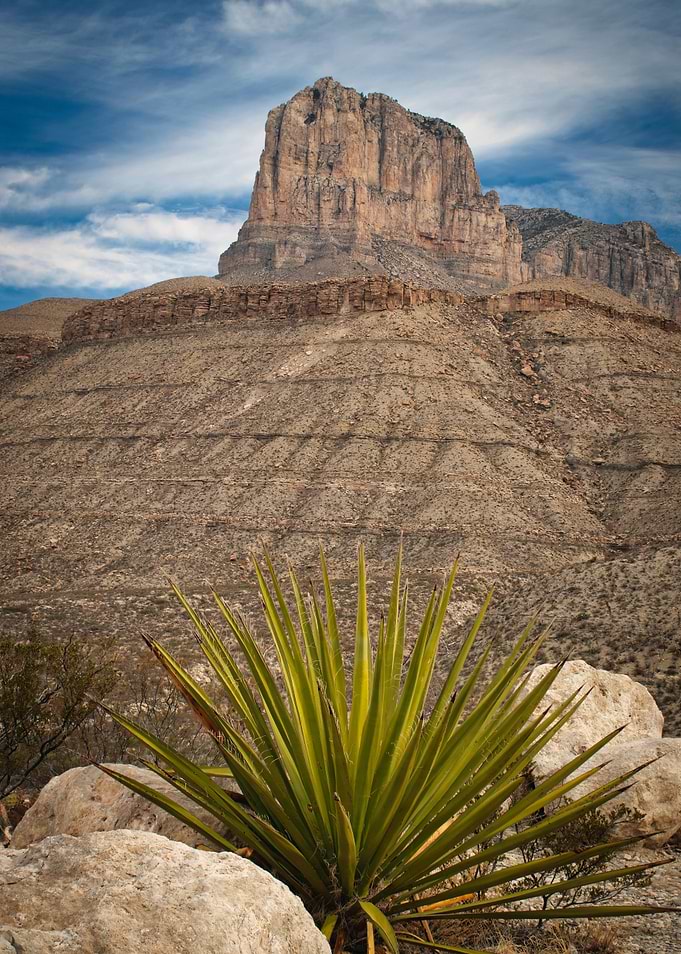 El Capitan Peak in Texas Desert