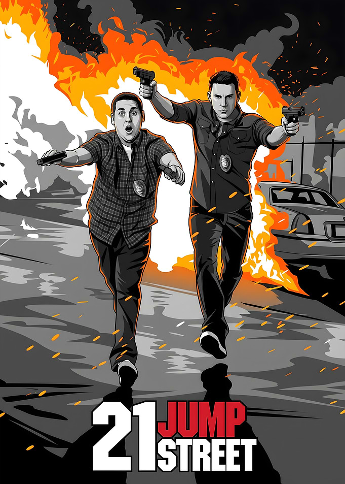 21 Jump Street Movie Poster Art