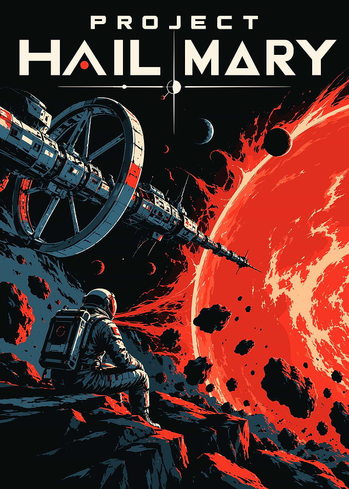 Project Hail Mary Space Poster