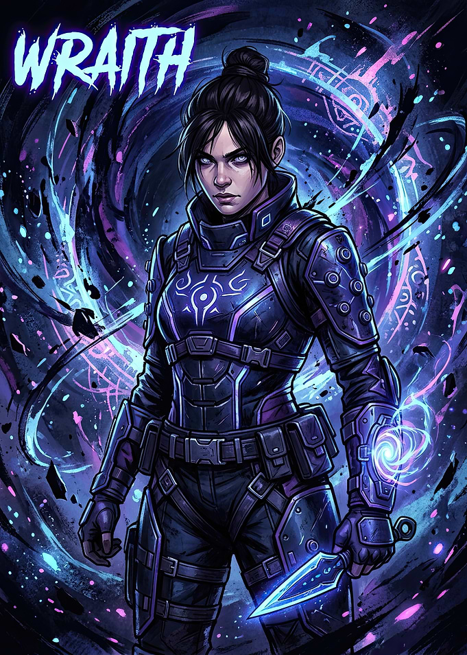 Apex Legends Wraith Character Portrait