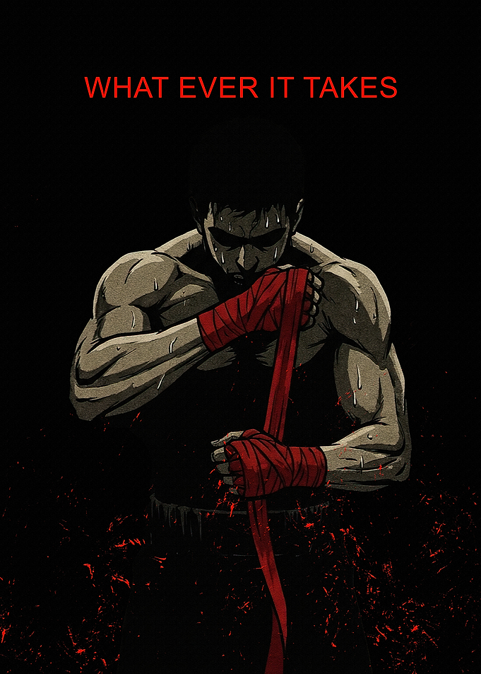 Whatever It Takes Boxing Motivation Gym Wall Art