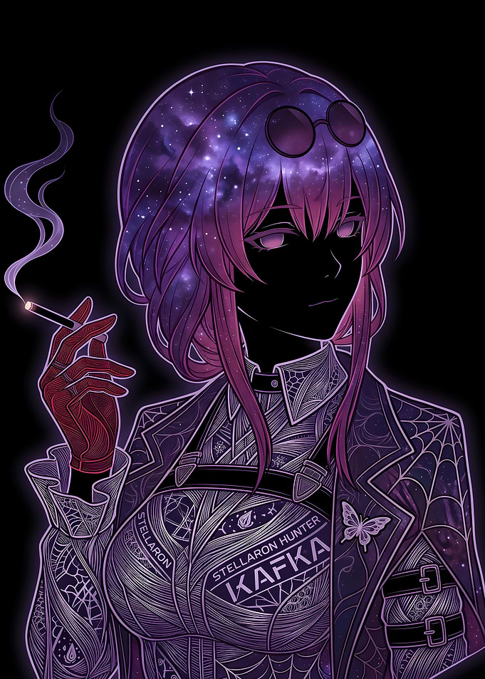 Kafka Honkai Star Rail Galaxy Portrait