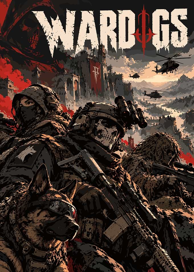 Wardogs Military Tactical Squad Poster