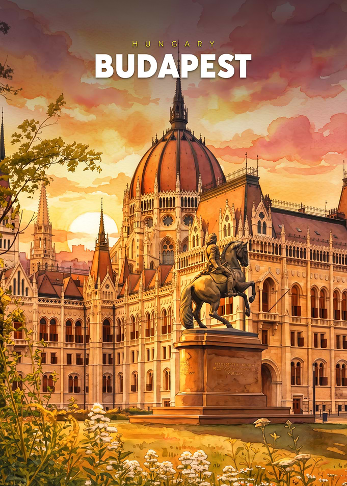 Budapest Watercolor