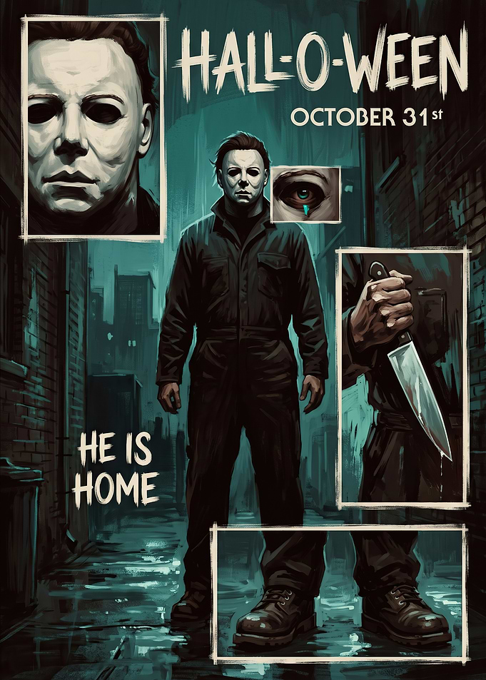 Michael Myers Halloween Movie Poster