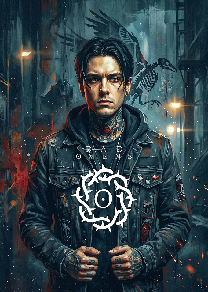 Bad Omens Noah Sebastian Portrait