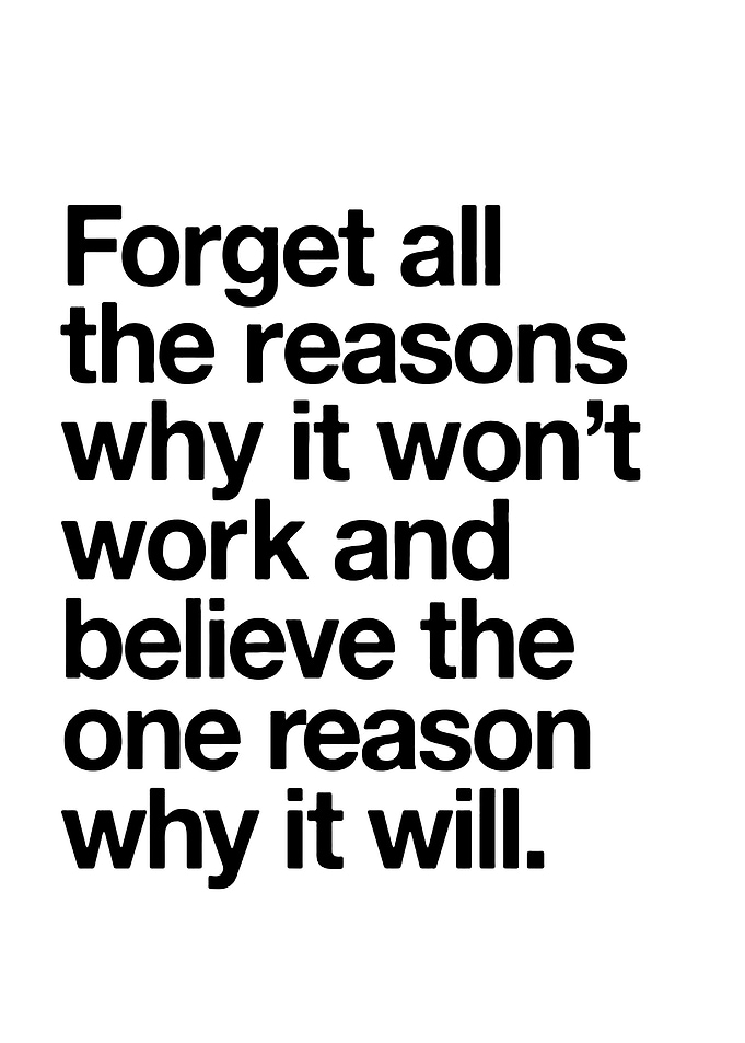 Inspirational Quote Typography Poster