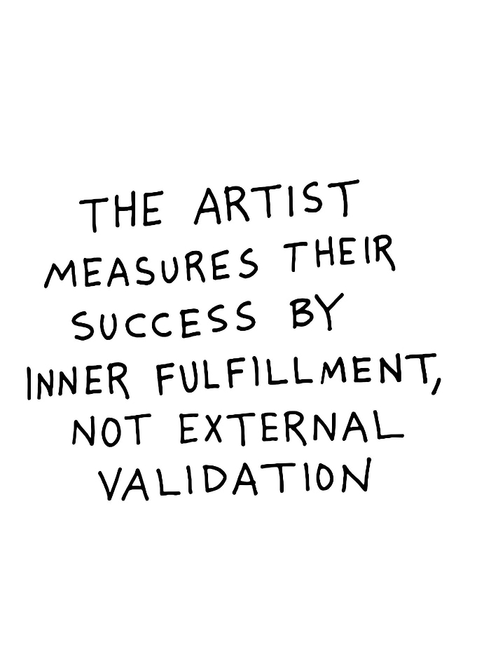 Inspirational Artist Success Quote