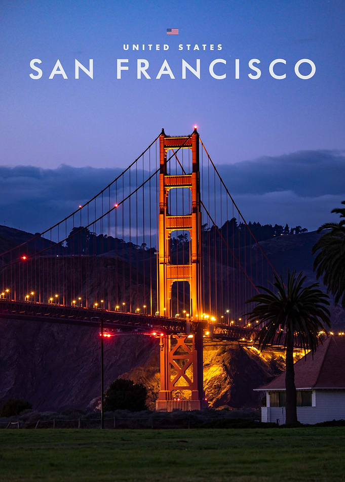 Golden Gate Bridge San Francisco Poster