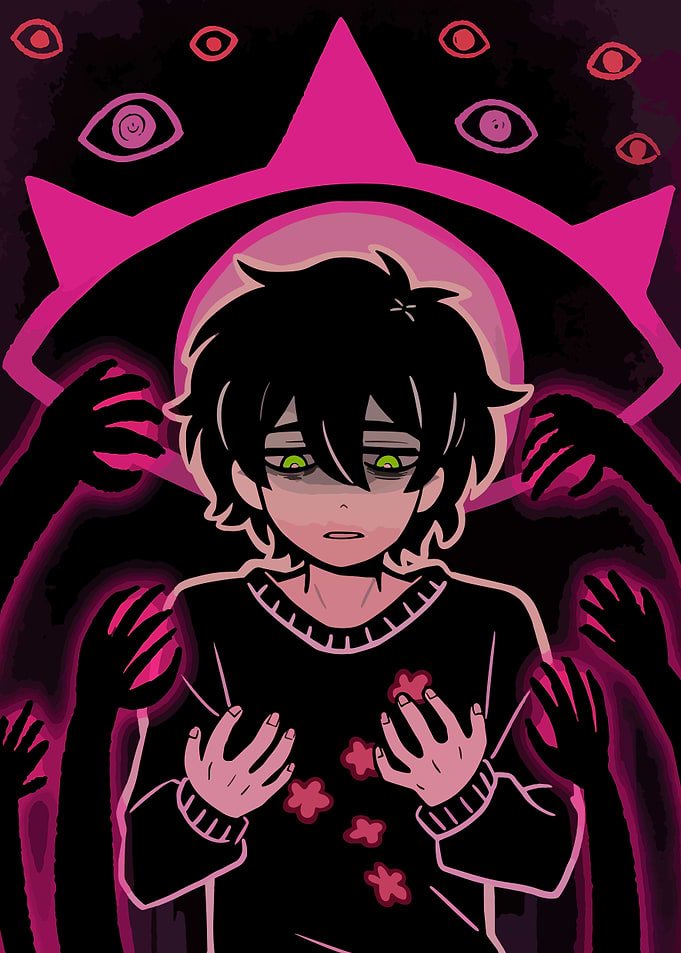Omori Sunny Surrounded by Shadows