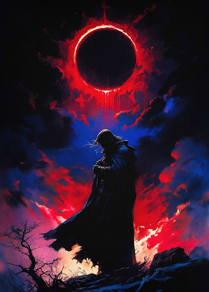 Dark Eclipse Knight Fantasy Art