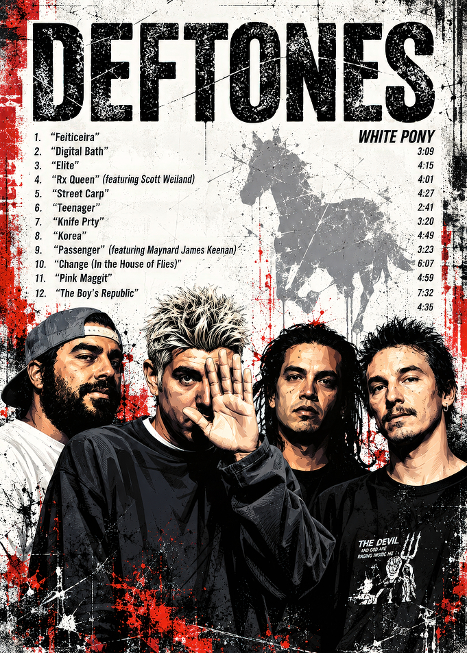 Deftones White Pony Album Poster