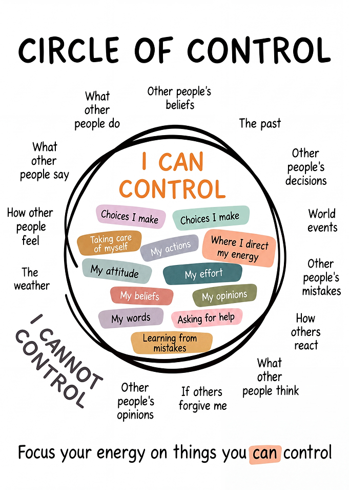 Circle of Control Infographic