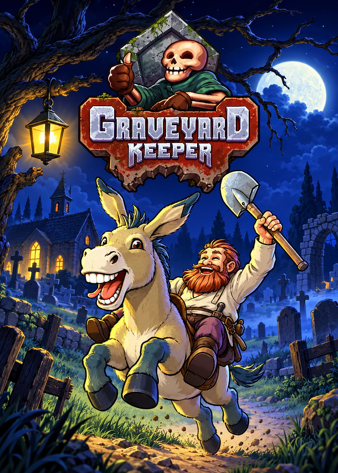 Graveyard Keeper Game Key Art