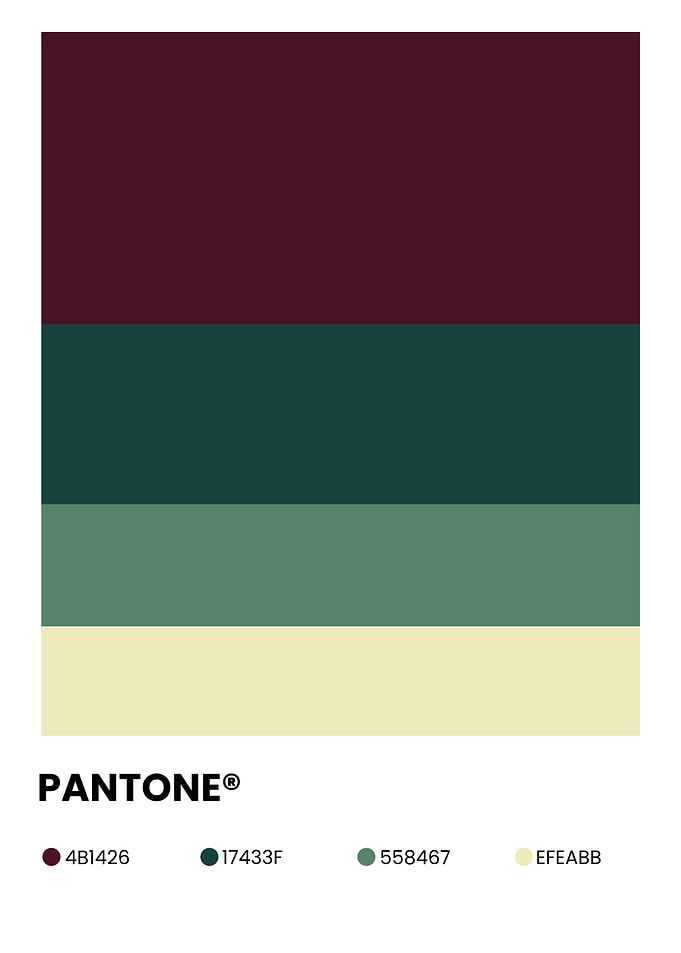 Pantone Color Palette Swatch