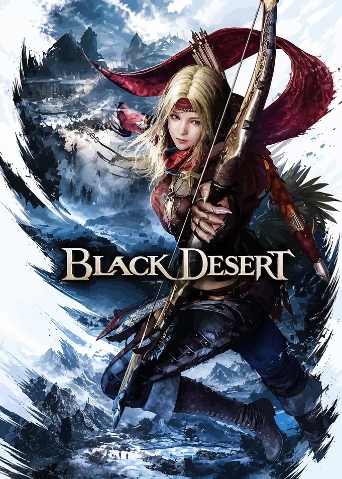 Black Desert Ranger Character Poster