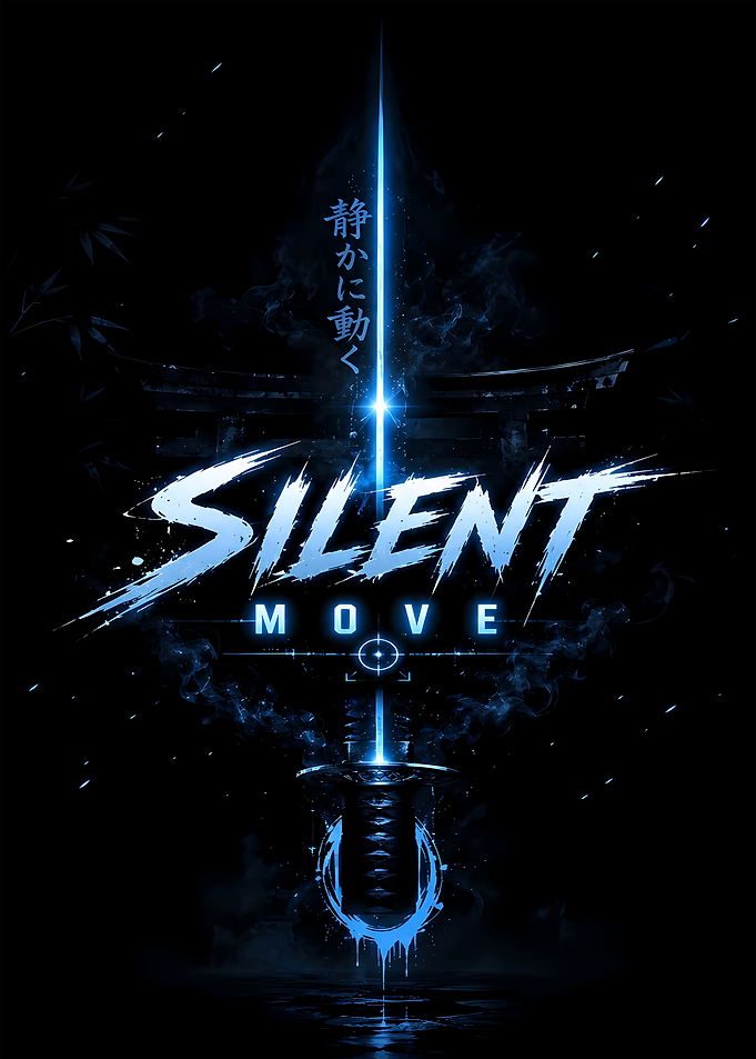 Silent Move Katana Digital Art