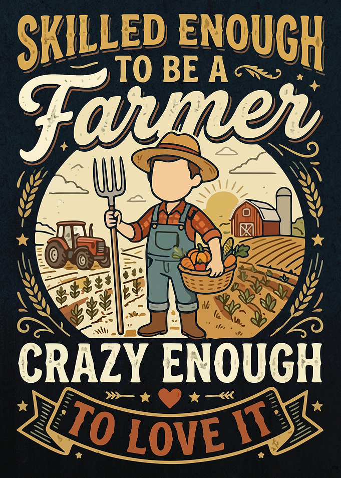 Funny Skilled Farmer