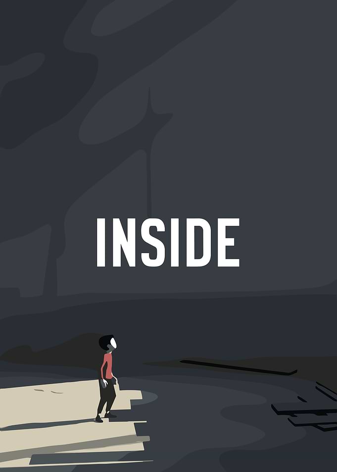 Inside Video Game Minimalist Poster