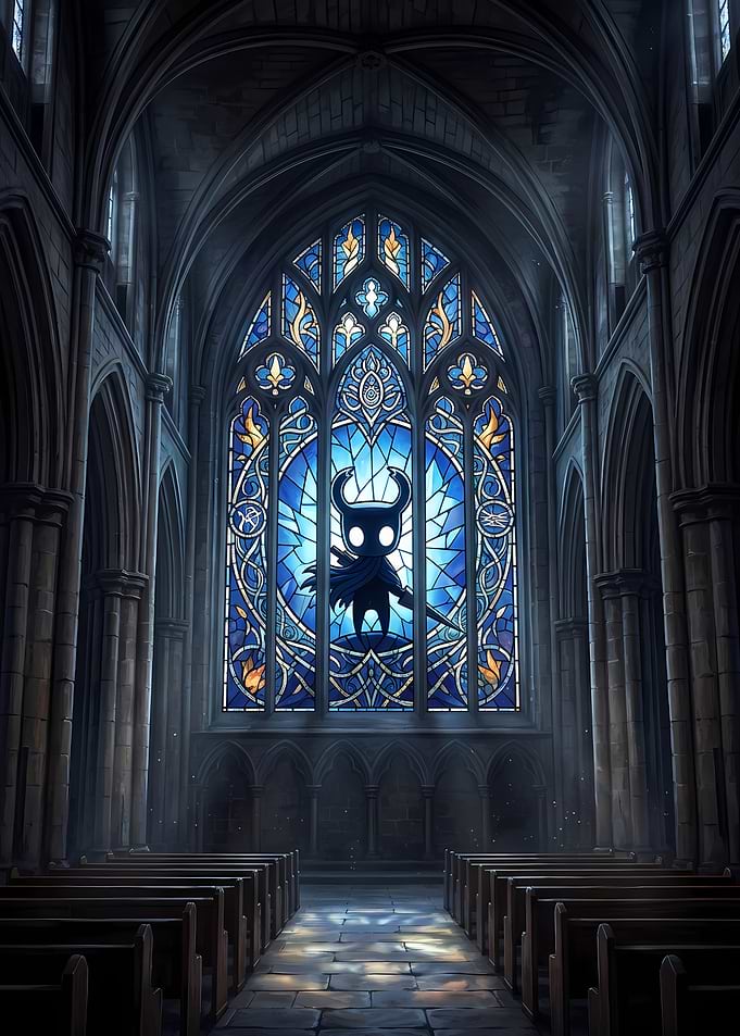 Hollow Knight Stained Glass Cathedral