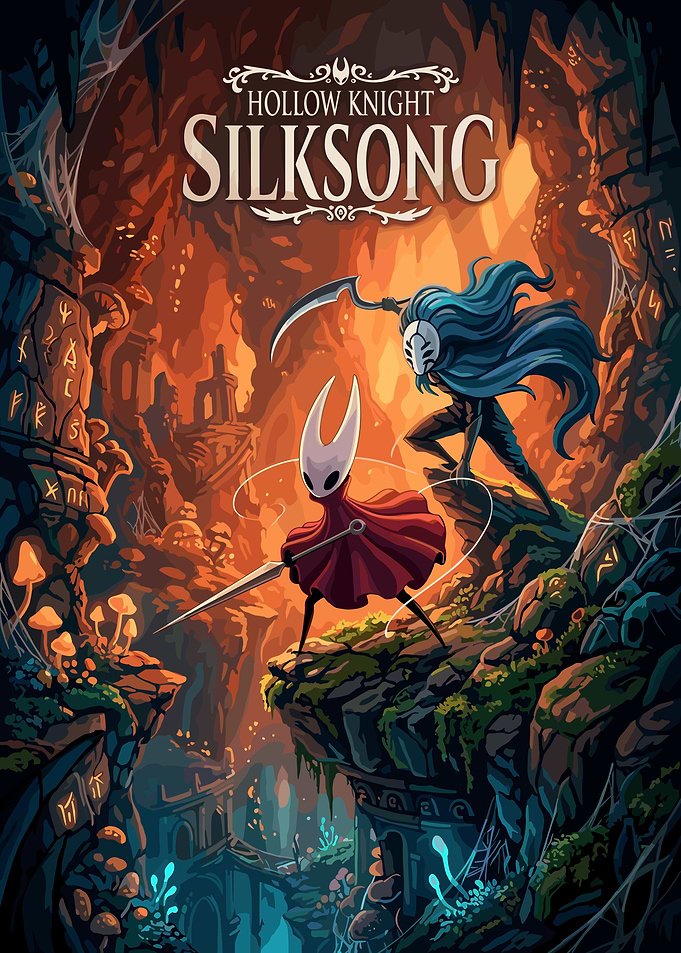 Hollow Knight Silksong Game Poster