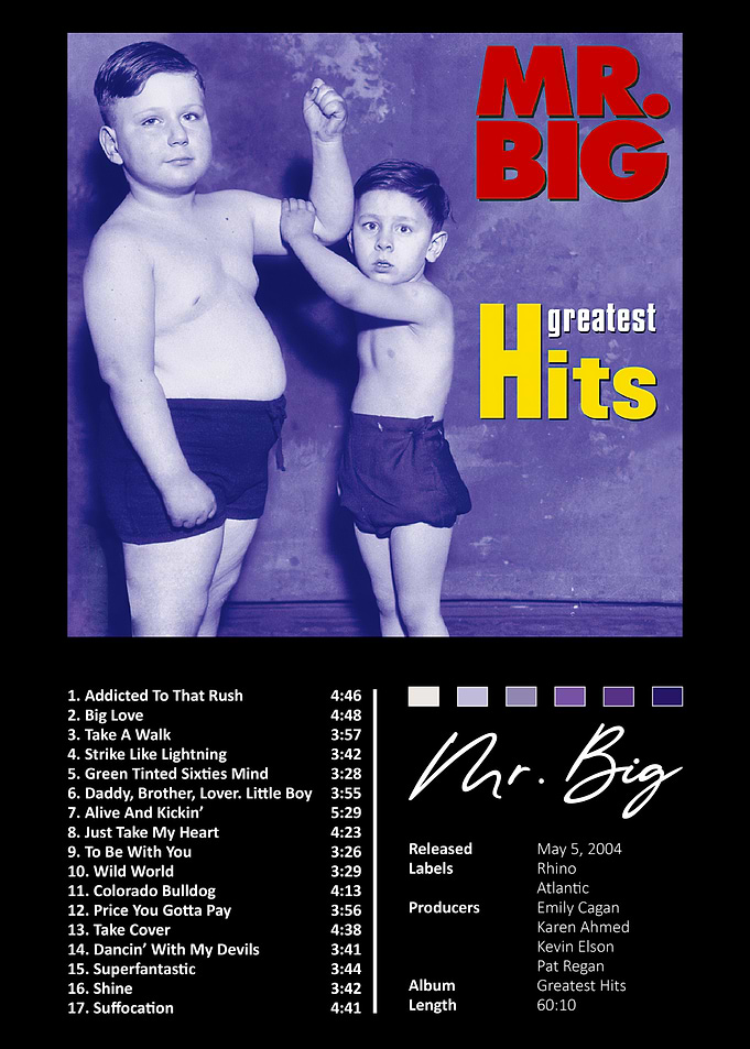 Mr. Big Greatest Hits Album Cover
