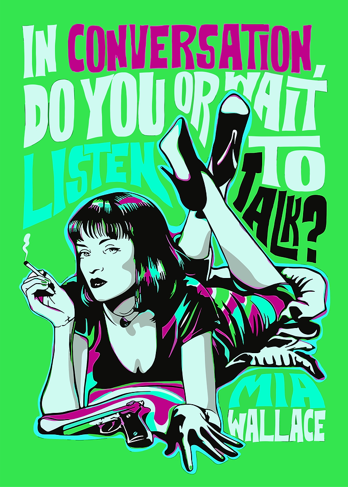 Mia Wallace Pulp Fiction Pop Art