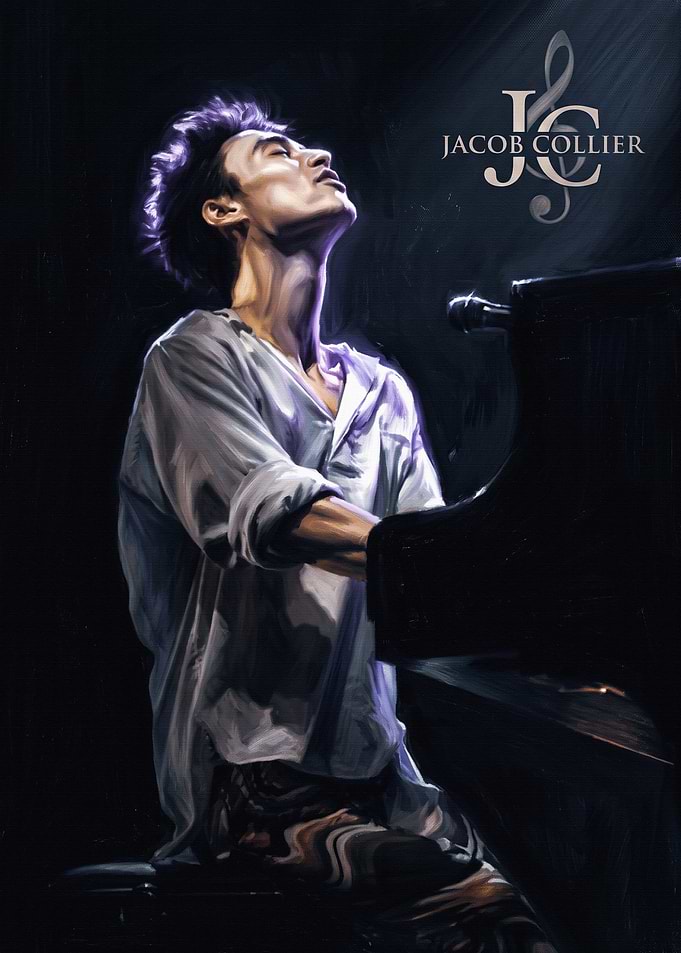 Jacob Collier Playing Grand Piano