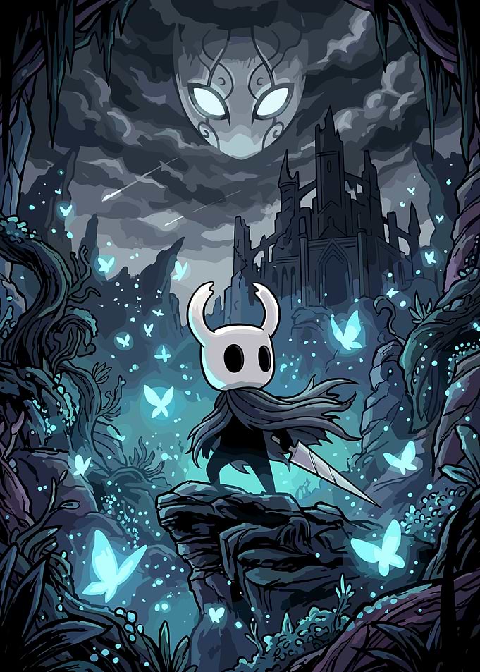 The Knight in Hollow Knight
