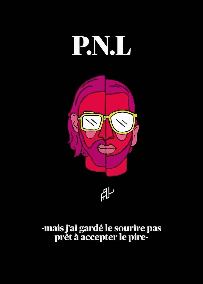 PNL Rap Music Fan Art Poster