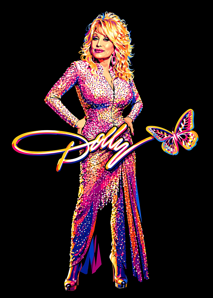 Dolly Parton Pop Art Portrait