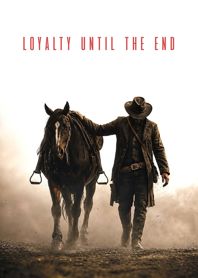 Cowboy and Horse Loyalty Poster