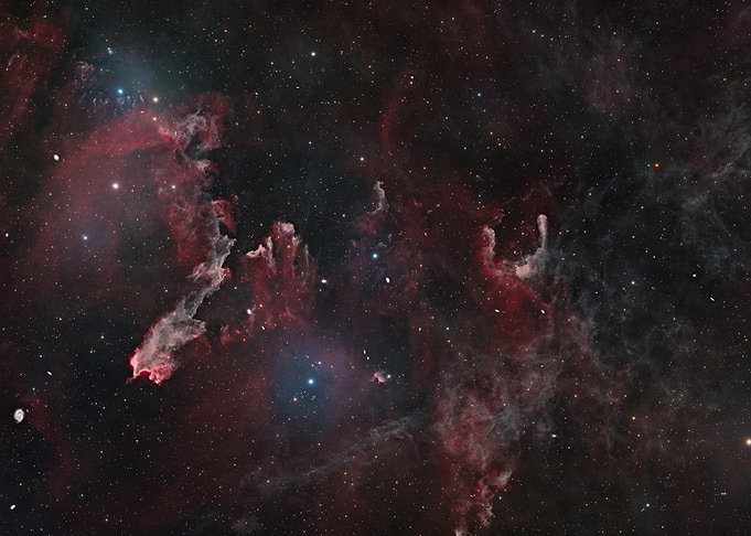 Deep Space Nebula and Star Field
