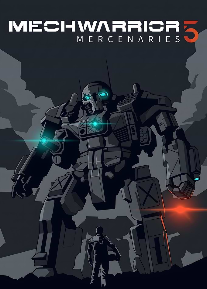 MechWarrior 5 Mercenaries Game Poster