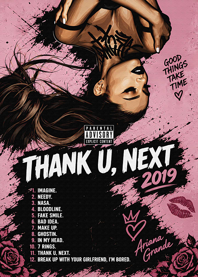 Ariana Grande Thank U, Next Poster