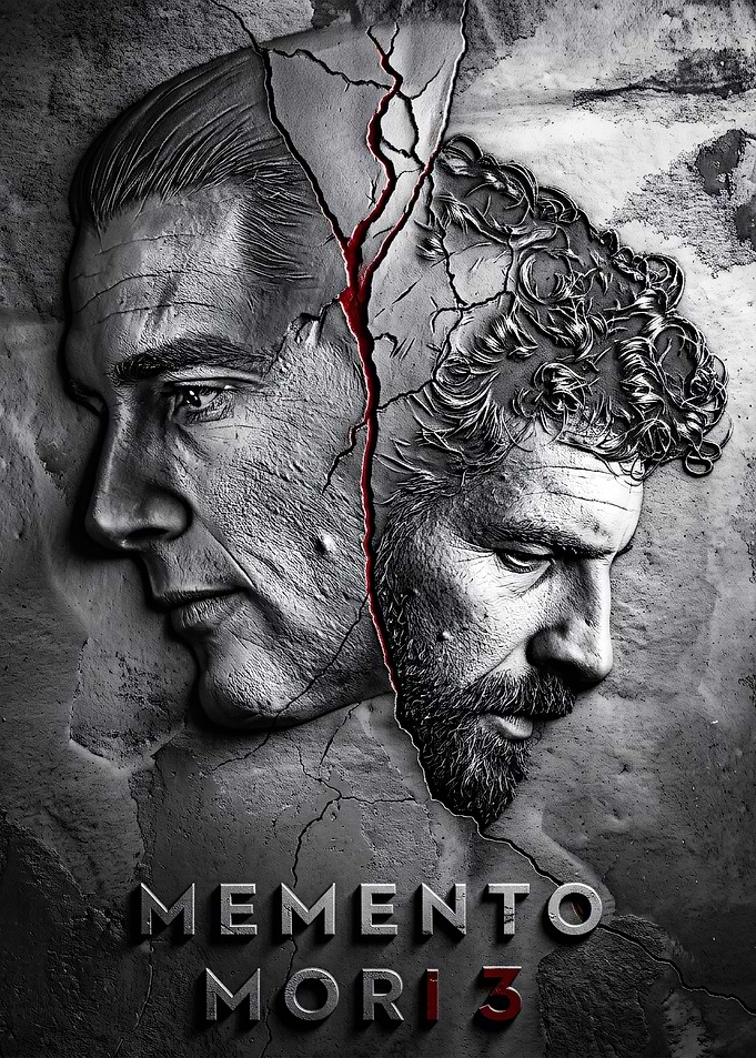 Memento Mori 3 Split Face Poster