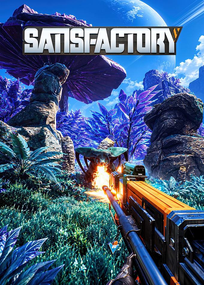 Satisfactory Game Combat Scene