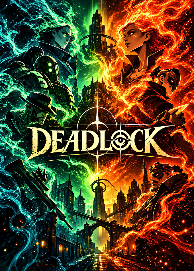 Deadlock Game Promotional Poster Art