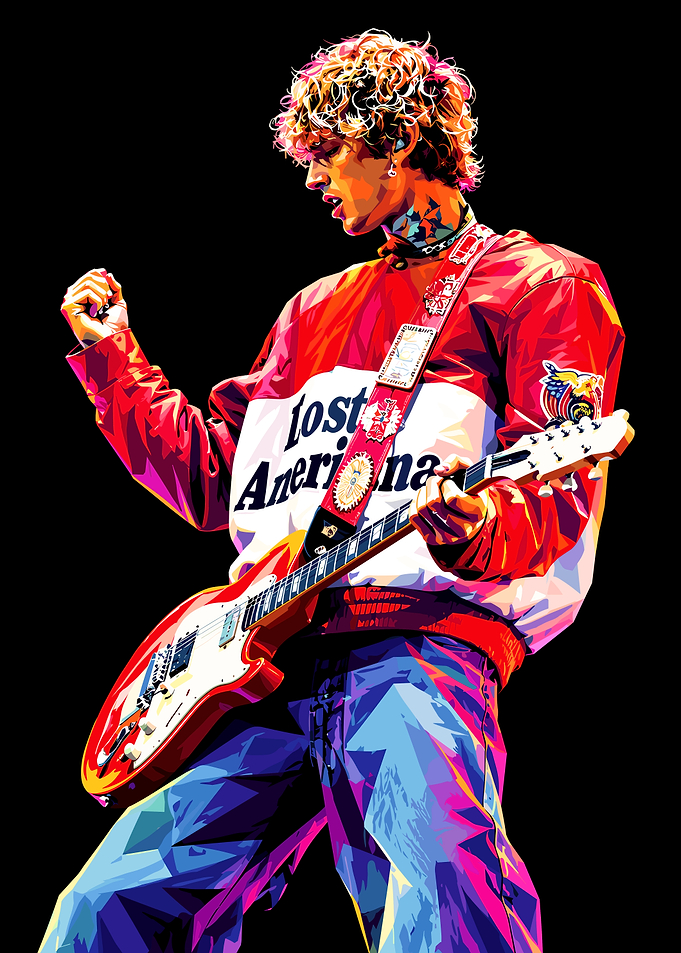 Machine Gun Kelly Pop Art Portrait