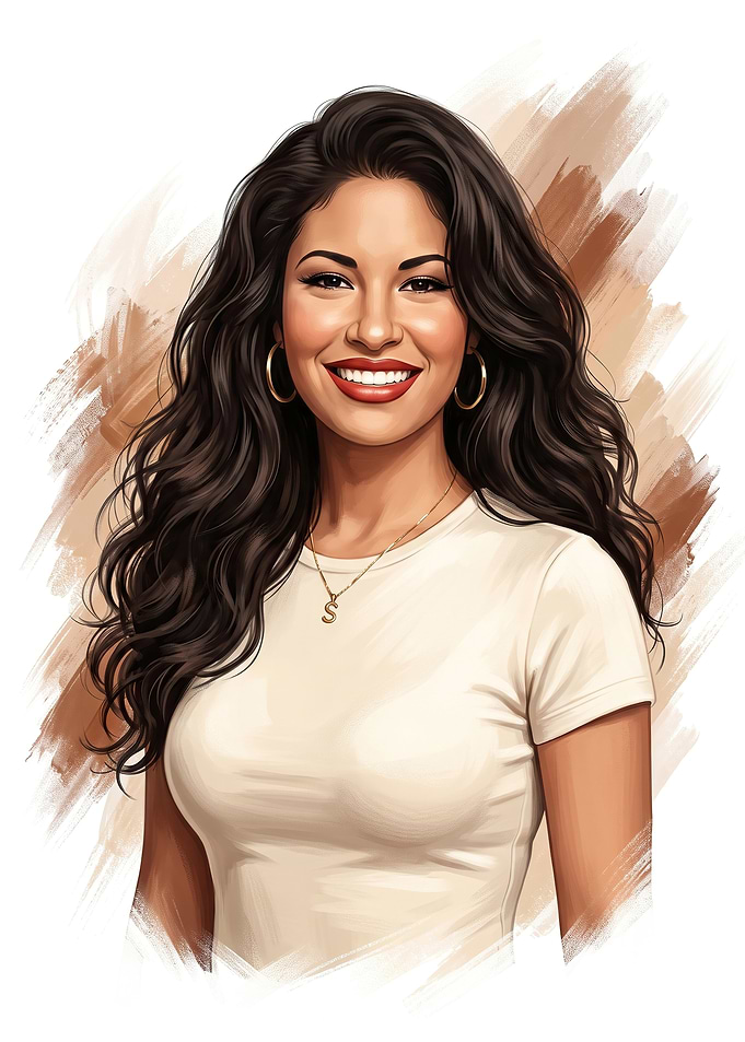 Portrait of Selena Quintanilla