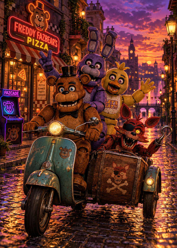 Five Nights at Freddy's Scooter Ride