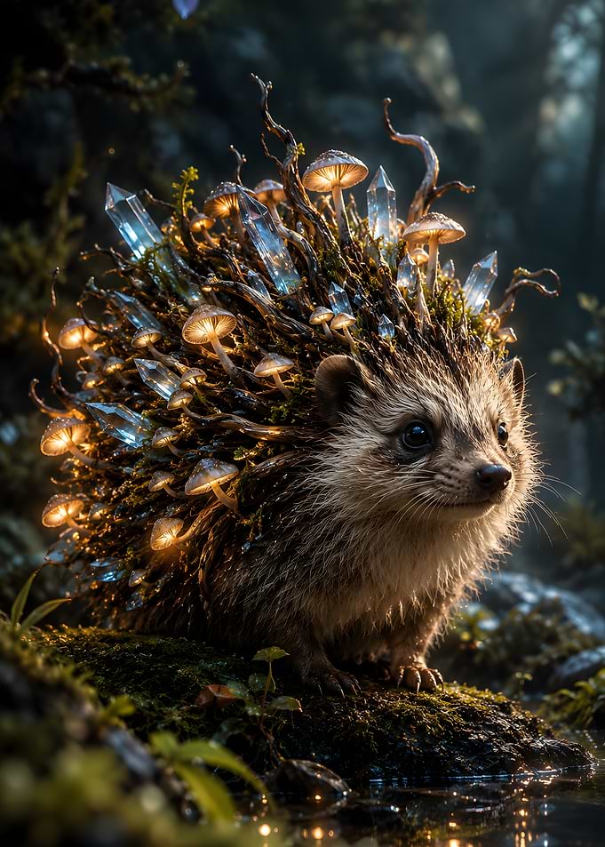 The Crystalcap Hedgehog